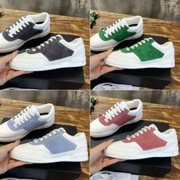 Designer Shoes Classic Casula Shoes Calfskin Luxury Sneakers Vintage Suede Leather Trainers Fashion Stylist Shoes Leisure Shoe Platform Lace-up Size 35-45