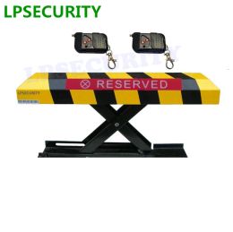 Kits LPSECURITY Remote Control Car Parking Barrier parking space barrier height 305mm parking post barrier bollard