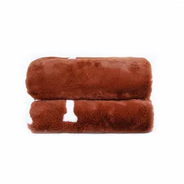 Blankets Caramel H Double Platter Warm And Soft Layer Comfortable Fluffy Multi-functional Blanket