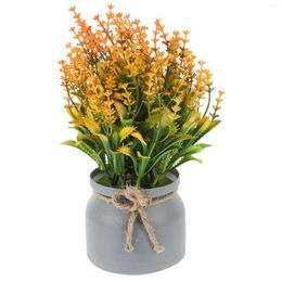 Vases Decorative Flower Pot Artificial Potted Plant Mini Ornaments Outdoor Plants Porch