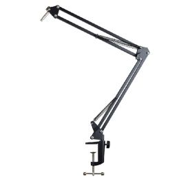 Stand Mic Arm Stand Microphone Suspension Boom Scissor Holder For Studio Broadcast PN