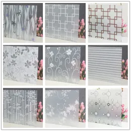 Films Window Privacy Film,Frosted Removable Glass Covering for Bathroom,Opaque Selfadhesive Heat Control Door Sticker for Home Office