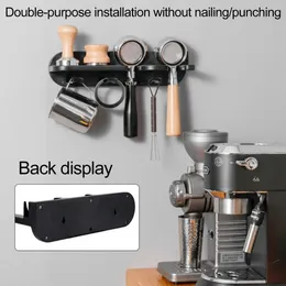 Kitchen Storage Useful Coffee Shelf Wall-mounted Partition Storing Lightweight Bar Countertop Appliance Rack