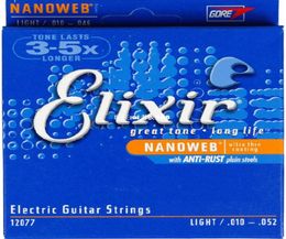 3 Sets Elixir Electric Guitar strings 009 010 011 Cordas violao 12000 12002 12050 12052 12077 Guitar Accessories P3054475