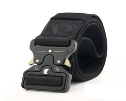 2019 Tactical Belt,1.77'' width Style Webbing Riggers Web Belt Heavy-Duty Quick-Release Metal bigger Buckle free shipping4364635