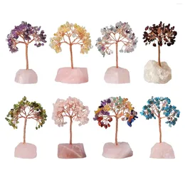 Decorative Figurines Fortune Trees Statue Ornament Table Centerpieces Gift Fireplace Cabinet Collection Office Decoration Housewarming Lucky