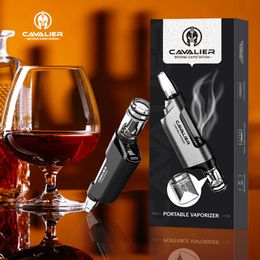 New Original cavalier pro plus wax vaporizer glass NC smoking pipe quartz coil preheat 510 thread kit for dab rig bong cart vaporizer wax Vapour pen with OLED display