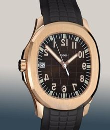 2021 3KF V2 5167R A324SC Automatic Mens Watch Rose Gold Brown Texture Dial Edition Brown Rubber Puretime Swiss Movement PTPP 9923673