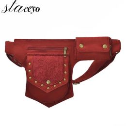 Printers Women Fanny Pack Vintage Waist Pack Shoulder Crossbody Bag for Women 2022 Fashion Chest Bag Large Hip Sack Phone Purses