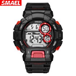 Fashion Outdoor Waterproof Night Glow Student Electronic Watch Alarm Clock Stop Watch Multifunctional Digital Watch