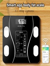 Smart Scales Weight Scale Body Fat Wireless Digital Composition Analyzer With Smartphone App Bluetooth9491533