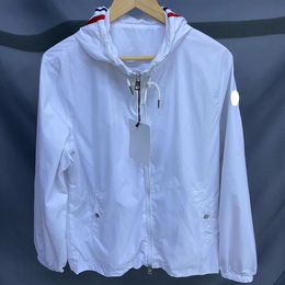 Designer de marca Primavera/verão Jaqueta de trincheira masculina Summer/Spring Sun Protection Jacket