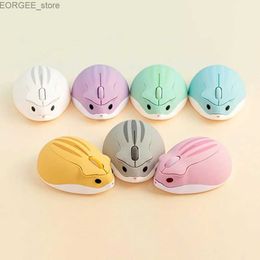 Mice Cute Wireless 2.4G Mouse Hamster Design Creative Mause Ergonomic USB Optical 1200 DPI Mini Mouse Childrens Gift Y240407