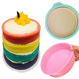 Baking Moulds 8 Inch Silicone Layered Cake Round Shape Mould Kitchen Bakeware DIY Desserts Mousse Pan Tools