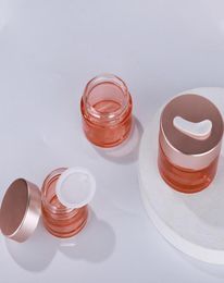 Pink 5g 10g 15g 20g 30g 50g 60g 100g Glass Cream Jar Facial Cream Packaging Container6590993