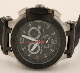 Quartz Chronograph watch men Trace Wristwatch Portatil T0484172705702 watches black rubber band COUTURIER 1853316i8310210