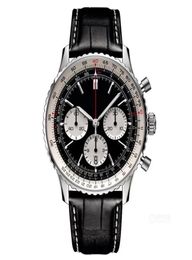 2022 Mens Automatic Mechanical Watch 50mm Leather Strap Blue Black Sapphire WristWatches Super luminous montre de luxe1926829