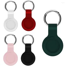 Dog Apparel Cover For Apple Airtags Case Liquid Silicone Protective Shell Tracker Accessories Anti-scratch Sleeve Keychain Air Tag