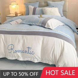 Bedding Sets European Aesthetic Set Cute Bedroom Egyptian Cotton Family Size Ensembles De Literie Bed Furniture