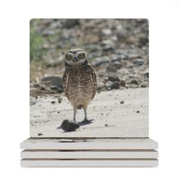 Table Mats Bright Eyes... Ceramic Coasters (Square) Drinks Christmas Anti Slip Original