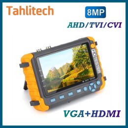 Display CCTV IV8W 8MP AHD/CVI/TVI CCTV Camera Tester CCTV AHD Testers TVI Tester with HDMI VGA Input Video Tester CFTV Mini Monitor Test