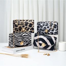 Bag Leopard Print Chain Small Square Shoulder Diagonal Mobile Phone