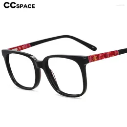 Sunglasses Frames 55557 Vintage Square Acetate Glasses Women Mens High Quality Optical Prescription Myopia Eyewear