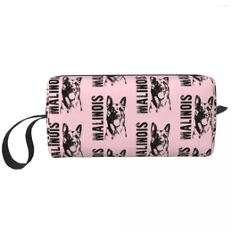 Storage Bags Malinois Dog Belgian Shepherd Mechelaar Cosmetic Bag Women Kawaii Large Capacity Makeup Case Beauty Toiletry