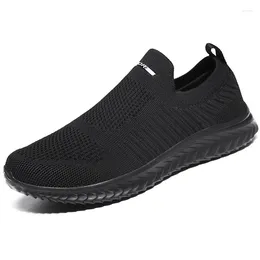 Casual Shoes Men Mesh Breathable Loafers Comfortable Light Male Sneakers Nice Couples Vacation Footwear