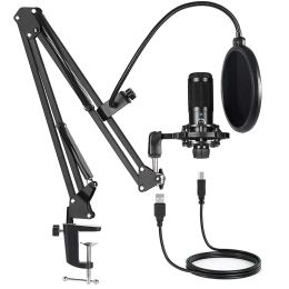 Microphones Professional USB Condenser Microphone Kit With for Computer PC Studio Streaming Vocals YouTube Video Gaming Mikrofo/Microfon