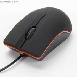 Mice NEW M20 Wired Mouse 1200dpi Computer Office Mouse Matte Black USB Gaming Mice For PC Notebook Laptops Non Slip Wired Gamer Mouse Y240407