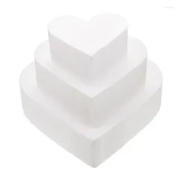 Baking Moulds 3pcs Sugarcraft Craft Styrofoam Kitchen Accessories Polystyrene Cake Foam Mould DIY Model Dummy Practise