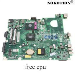 Motherboard NOKOTION MBEDU06001 DA0ZR6MB6E0 Laptop Motherboard for ACER EXTENSA 5235 5635 main board GL40 DDR3 free cpu