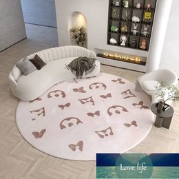 Affordable Top Luxury Style Crystal Velvet Carpet Living Room round Sofa Table Carpet Household Study Computer Chair Non-Slip Mats