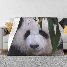 Blankets Huahua Panda Animal Blanket Warm Cozy All-Season Comfort Throw For Bedding Travel Camping