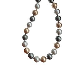 Pearl Necklace Simulation Multi Ma Tahiti Mixed Color Pearl Chain