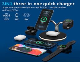 Magnetic Charging Bracket Y Shape Wireless Charger ThreeInOne For Mobile Phone Watch 25w Fast Chargea434930725