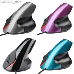 Mice 1600 DPI Ergonomic Vertical Mice Optical USB Mouse For PC Laptop Gaming Y240407