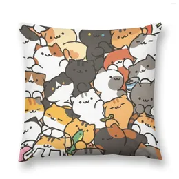 Pillow Neko Atsume Throw Custom S Cover Luxury Living Room Decorative