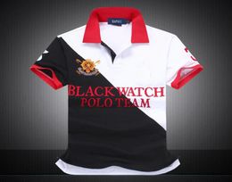 New shortsleeved colormatching polo shirt summer mesh bead cotton contrast Colour lapel male factory direct s4087393