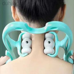 Full Body Massager Neck Massageador Massagem Relieve Hand Roller Neck Massager for Neck Shoulder Trigger Point Plastic Pressure Point Therapy 240407