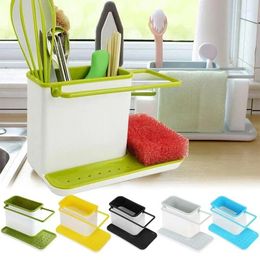 Kitchen Storage Household Creative Towel Rack Cloth Sponge Ball Plastic Drain Table Drying Top Shelf Storaging