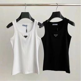 Womens Tops T Shirts Knits Tees Regular Cropped Tank Top Cotton Jersey Tanks Embroidered Shorts Designer Suit Sportwear Fitness Sports Bra Mini clothes woman t shirt