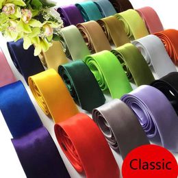 Neck Ties 5CM Casual Solid Colour Tie For Men Women Cheap Hand Made Skinny Clothes Accessories Simplicity Party Formal Necktie Fashion 240407