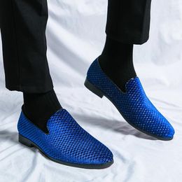 Casual Shoes Men's Classic Mens Dress Business Office Fabric Cusp Men Party Wedding Oxfords Sizes 38-47