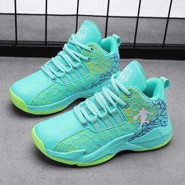 Basketball Shoes 2024 Children Sneakers Non-slip Sports Boot Anti-slippery Trainers Footwear Unisex Girls Thick Sole Outdoor Boy