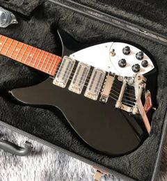 Custom 325 Electric Guitar with 3 Pickups in Black with Hardcase Any Shape Body Can Be Customized8229311