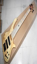 19mm between strings 5 strings Original Ash Body Electric Bass Guitar with Black hardwareMaple fingerboardoffer customize3145640