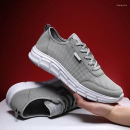 Casual Shoes Men Breathable Mesh Summer Sneakers Male Fashion Running Comfortable Mens Vulcanised Light Trainer