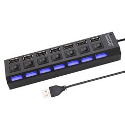 USB Hub 20 Multi USB Splitter Hub Use Power Adapter 47 Port Multiple Expander 20 USB Hub with Switch for PC4768333